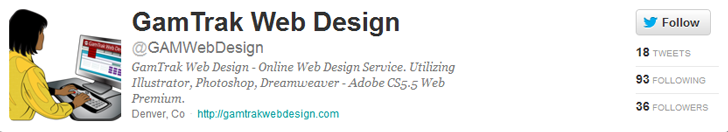 GamTrak Web Design